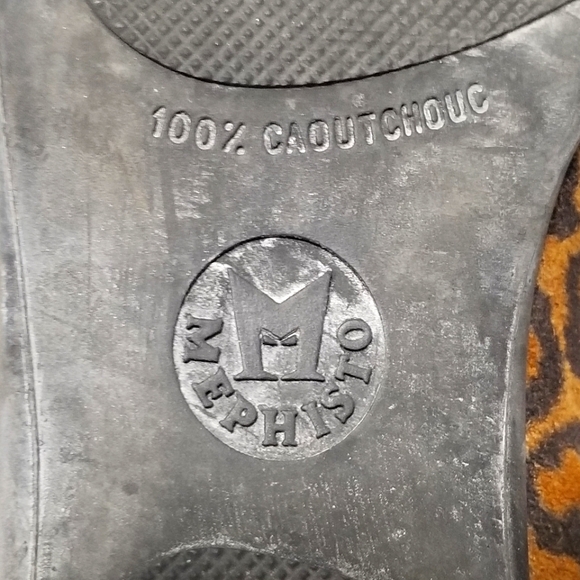 MEPHISTO Alison Leopard Print Suede Ballet Flats. Sz. 7.5. - Picture 9 of 11